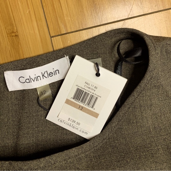 NWT Calvin Klein suit brown size 8 / 12. - Picture 10 of 11